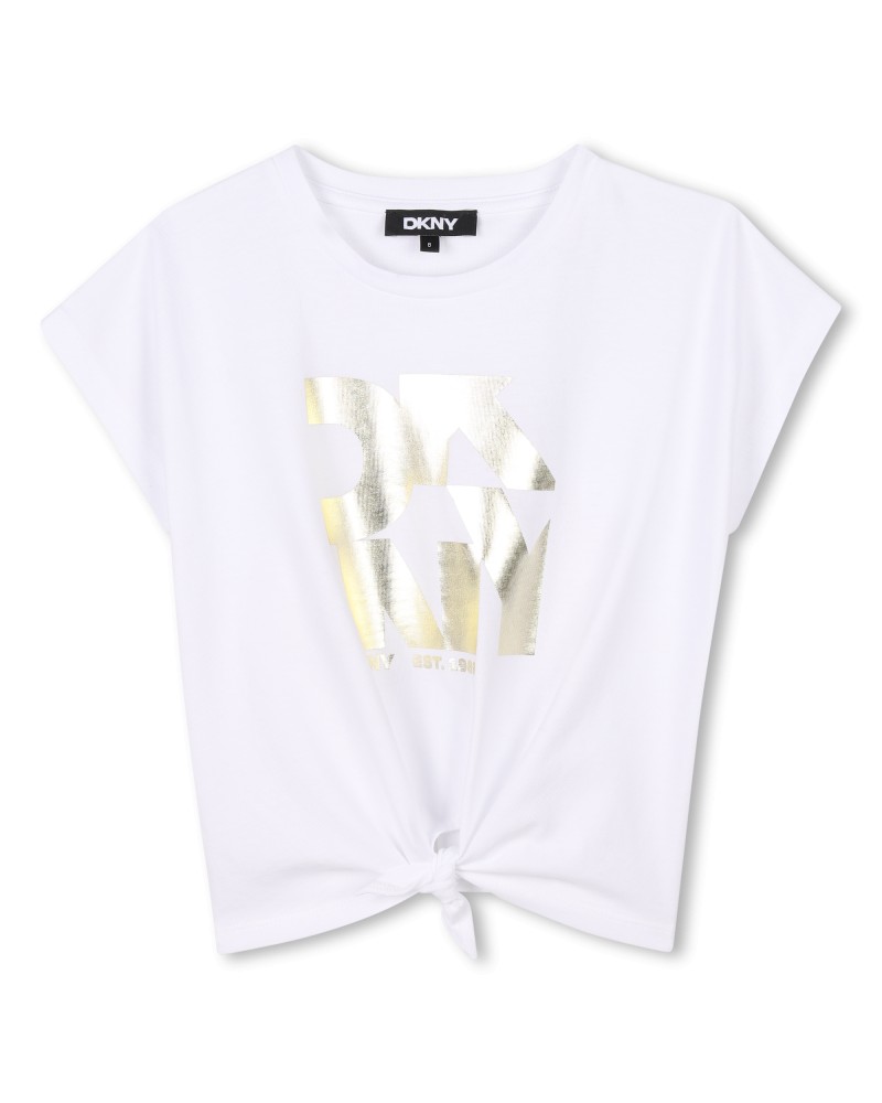 TEE-SHIRT EN JERSEY COTON DKNY