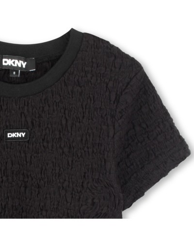 TEE-SHIRT EFFET GAUFFRÉ DKNY