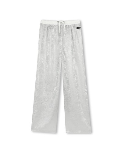 PANTALON FLUIDE EN CRÊPE DKNY
