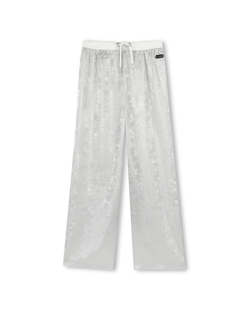 PANTALON FLUIDE EN CRÊPE DKNY
