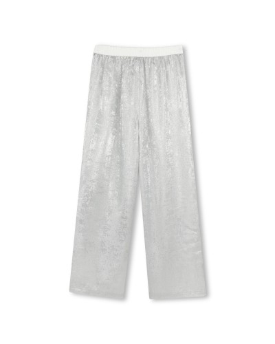 PANTALON FLUIDE EN CRÊPE DKNY