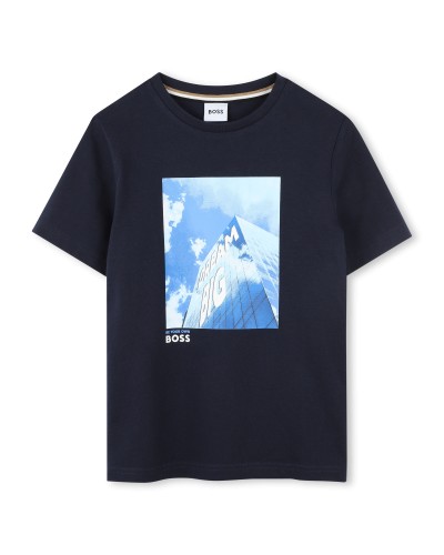 TEE-SHIRT EN JERSEY COTON BOSS