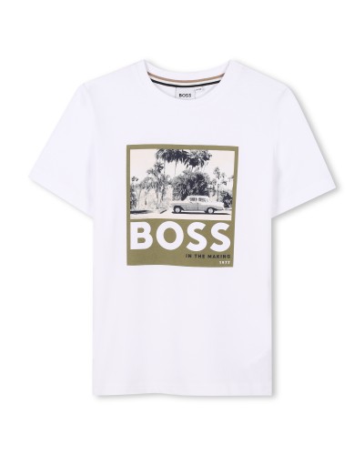 TEE-SHIRT EN JERSEY COTON BOSS