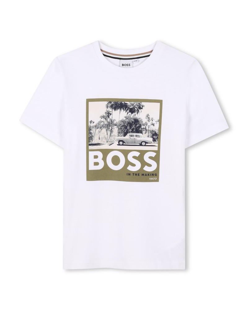 TEE-SHIRT EN JERSEY COTON BOSS