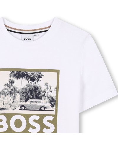 TEE-SHIRT EN JERSEY COTON BOSS
