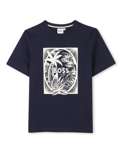 TEE-SHIR EN JERSEY DE COTON BOSS