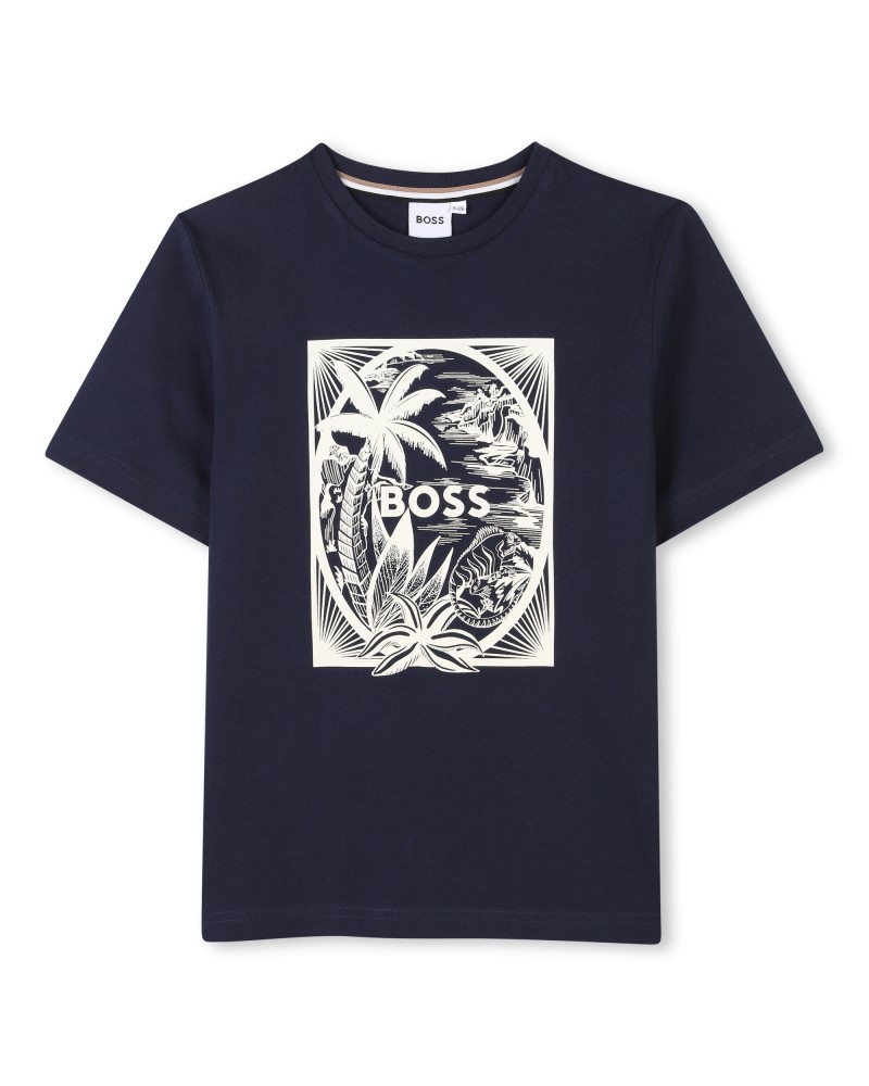 TEE-SHIR EN JERSEY DE COTON BOSS