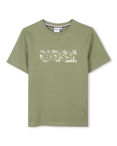 TEE-SHIRT EN JERSEY COTON BOSS