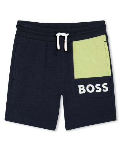 SHORT EN PIQUÉ COTON BOSS
