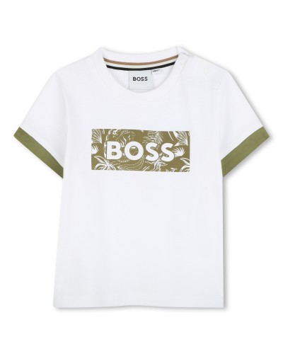 TEE-SHIRT EN JERSEY COTON BOSS