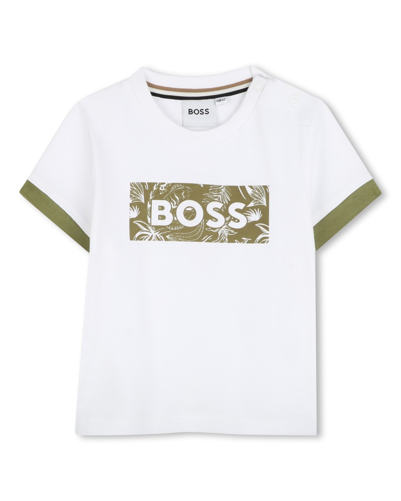 TEE-SHIRT EN JERSEY COTON BOSS