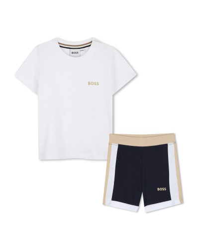 ENSEMBLE TEE-SHIRT ET SHORT BOSS