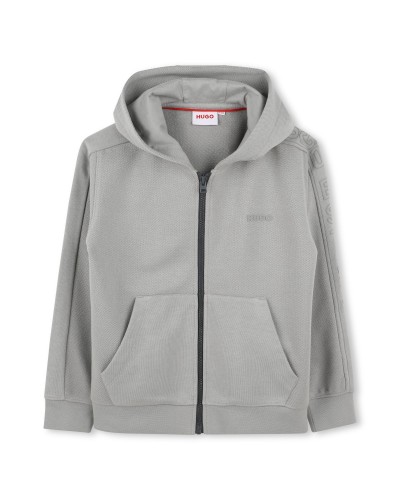 CARDIGAN A CAPUCHE EN MOLLETON Hugo