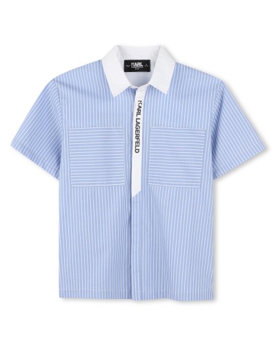 CHEMISE EN POPELINE  KARL LAGERFELD