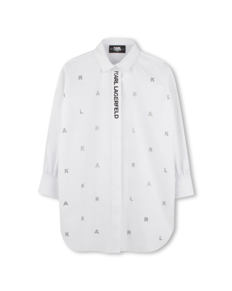 ROBE EN POPELINE KARL LAGERFELD