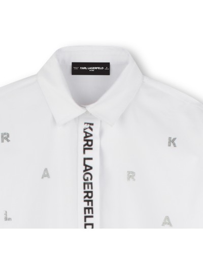 ROBE EN POPELINE KARL LAGERFELD