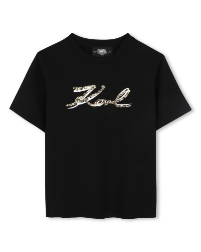 TEE-SHIRT EN JERSY COTON KARL LAGERFELD