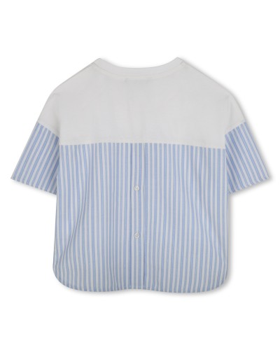 TEE-SHIRT BI MATIERE KARL LAGERFELD