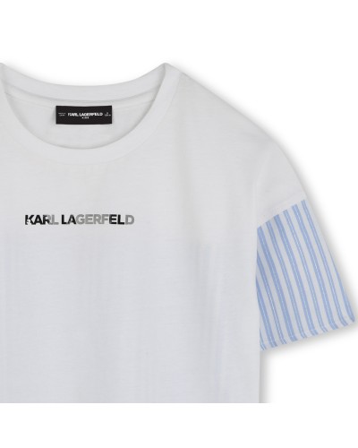 TEE-SHIRT BI MATIERE KARL LAGERFELD