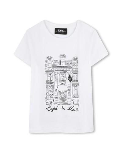 TEE-SHIRT EN COTON BIOLOGIQUE KARL LAGERFELD