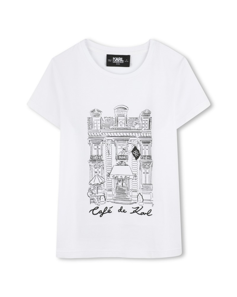 TEE-SHIRT EN COTON BIOLOGIQUE KARL LAGERFELD