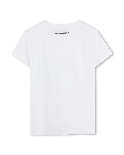 TEE-SHIRT EN COTON BIOLOGIQUE KARL LAGERFELD