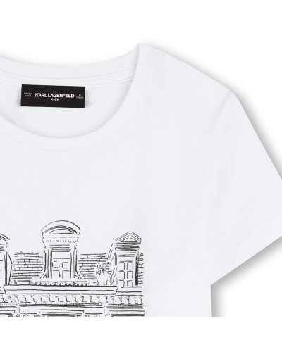 TEE-SHIRT EN COTON BIOLOGIQUE KARL LAGERFELD