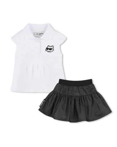 ENSEMBLE T-SHIRT ET JUPE  KARL LAGERFELD