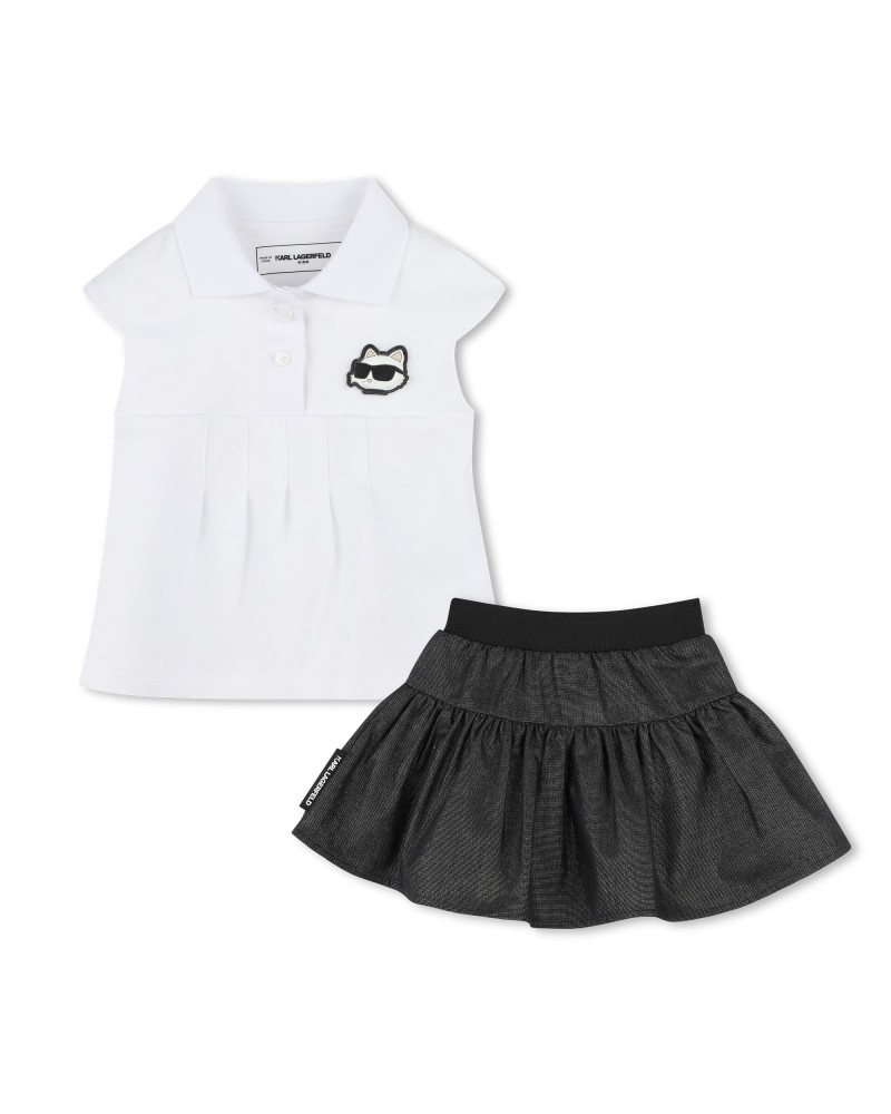 ENSEMBLE T-SHIRT ET JUPE  KARL LAGERFELD