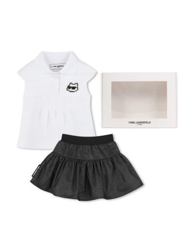 ENSEMBLE T-SHIRT ET JUPE  KARL LAGERFELD