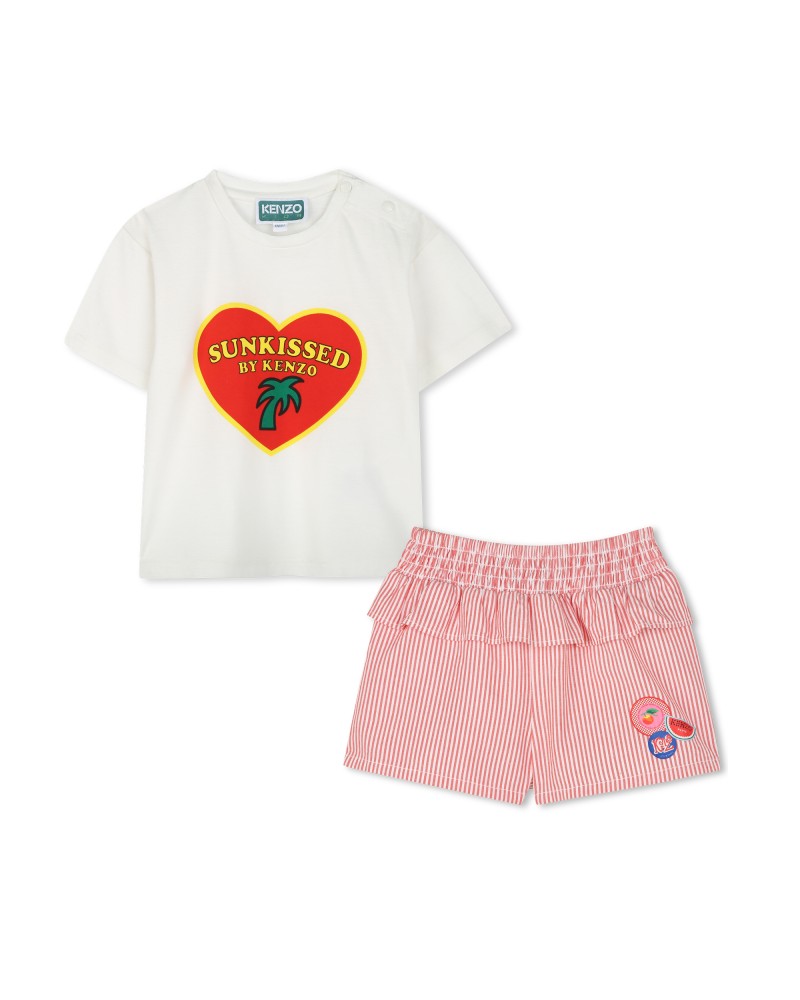 ENSEMBLE TEE-SHIRT ET SHORT KENZO KIDS