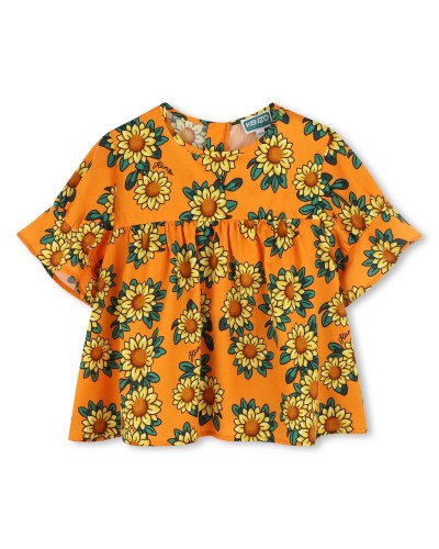CHEMISE EN SATIN KENZO KIDS