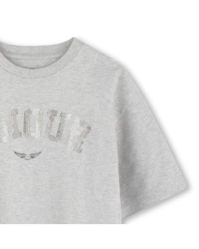 TEE-SHIRT EN JERSEY COTON CHINÉ ZADIG&VOLTAIRE