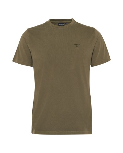 BARBOUR T-SHIRT GARMENT DYED