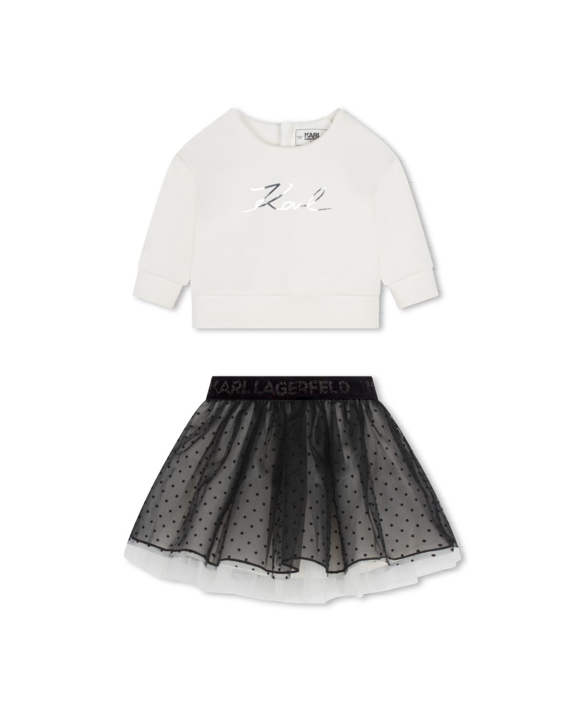 PULL + JUPE KARL LAGERFELD