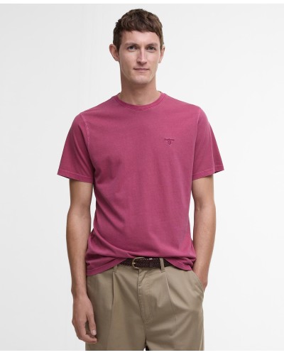 BARBOUR T-SHIRT GARMENT DYED