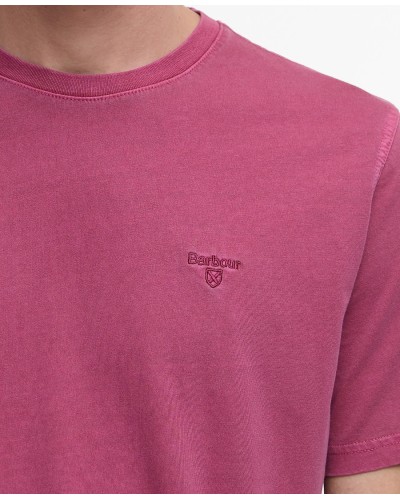 BARBOUR T-SHIRT GARMENT DYED