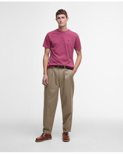 BARBOUR T-SHIRT GARMENT DYED