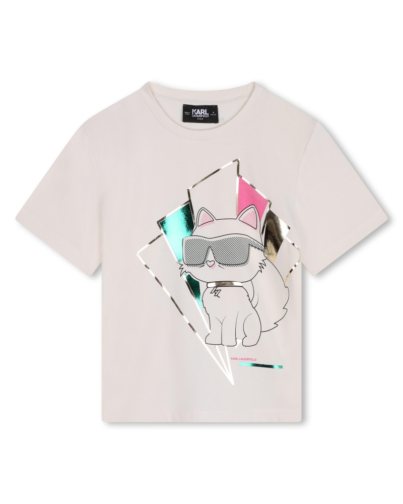 TEE-SHIRT MANCHES COURTES KARL LAGERFELD