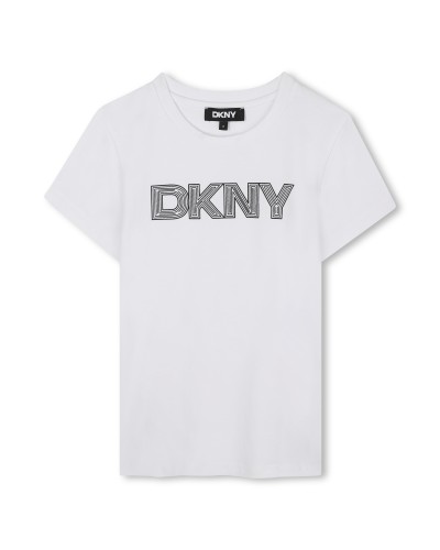 TEE-SHIRT MANCHES COURTES DKNY