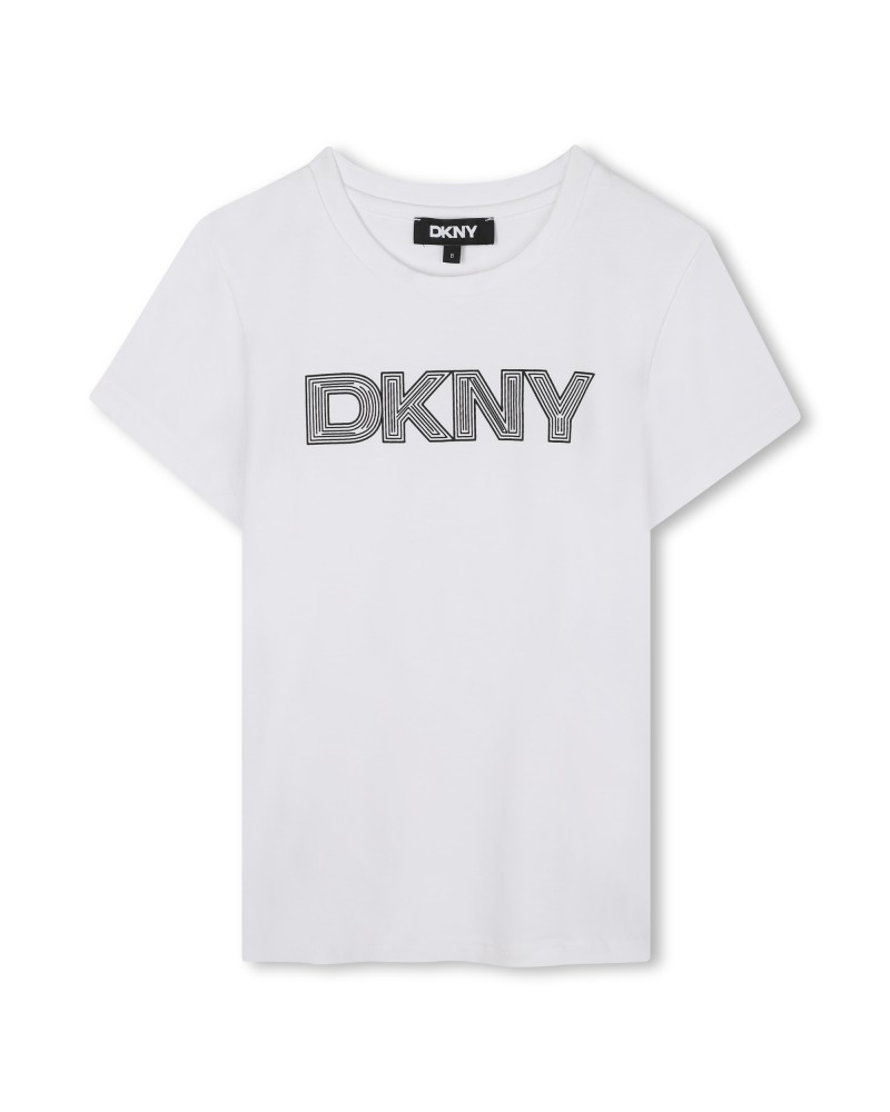 TEE-SHIRT MANCHES COURTES DKNY