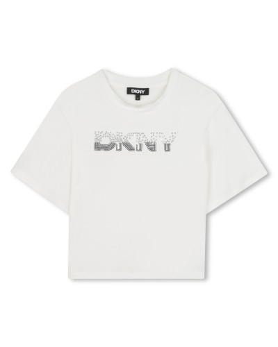 TEE-SHIRT MANCHES COURTES DKNY