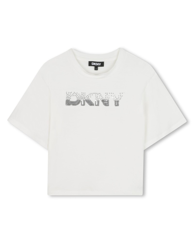 TEE-SHIRT MANCHES COURTES DKNY
