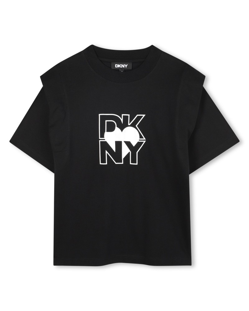 TEE-SHIRT MANCHES COURTES DKNY
