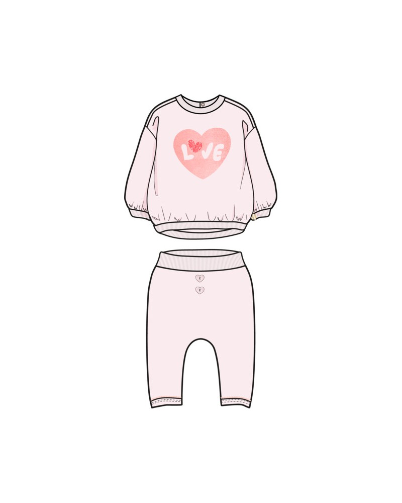 ENSEMBLE SWEAT+PANTALON BILLIEBLUSH