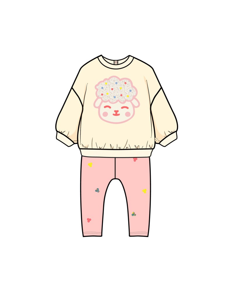 ENSEMBLE SWEAT+CALECON BILLIEBLUSH