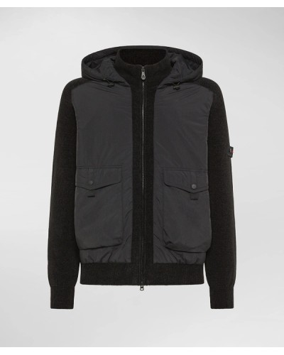 PEUTEREY GILET HYBRIDE EN MAILLE CHENILLE ET NYLON BOLEYN