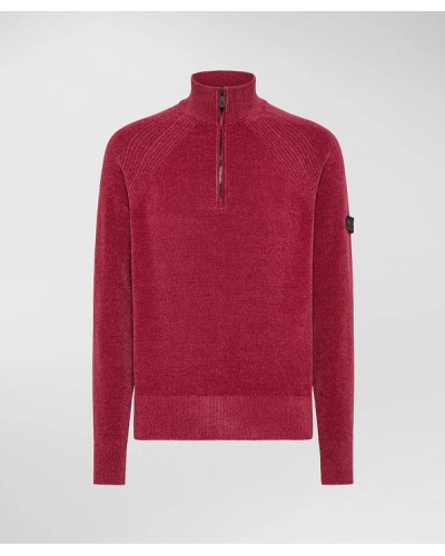 PEUTEREY PULL DEMI-ZIP EN CHENILLE CRIVELLI