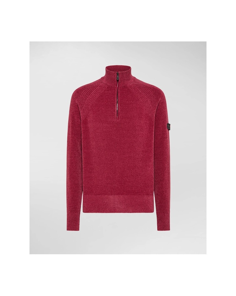 PEUTEREY PULL DEMI-ZIP EN CHENILLE CRIVELLI