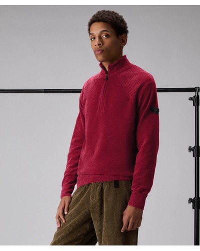 PEUTEREY PULL DEMI-ZIP EN CHENILLE CRIVELLI